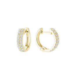 Boucle d'oreilles diamants