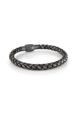 Italgem Steel Bracelet  acier inoxydable et cuir