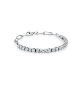 Italgem Steel Tennis bracelet