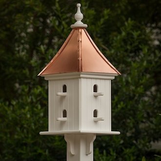 12" Square Birdhouse w/ 8 perches