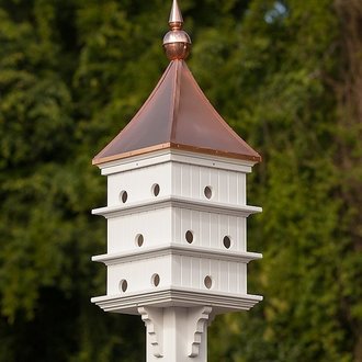 18" Purple Martin House - 12 holes - Copper Roof
