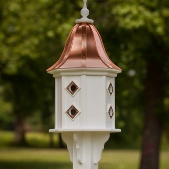 14" Songbird House w/ Copper Portals -2 per side - Bell