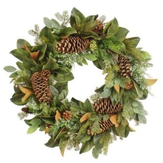 Montana Wood Wreath 32"