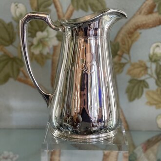 Hotel Silver LTD Vintage Grand Water "P & O" Pitcher, 8 cups - 9.5" Hotel Silver LTD Vintage Grand Water "P & O" Pitcher, 8 cups - 9.5"