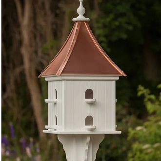 14" Purple Martin Birdhouse w/ 8  Perches