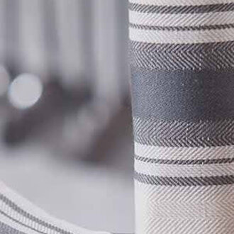 Busatti Napkin Fragole - Charcoal- Set of 4