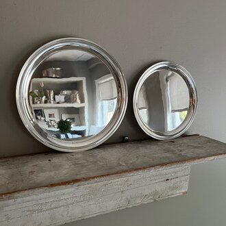 Hotel Silver LTD Vintage Round Tray w/ Reed Banding - 10"