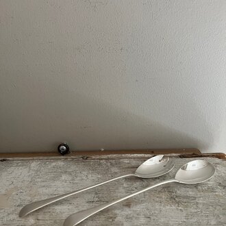 Hotel Silver LTD Vintage Salad Server Set - 9"L  c.1930