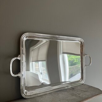 Hotel Silver LTD Vintage Oblong Tray with handles - 19.5"