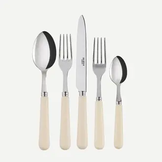 Sabre Flatware Place Setting - 5 piece - Ivory