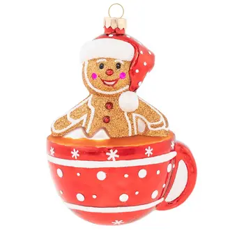 Gingerbread Man In Hot Chocolate
