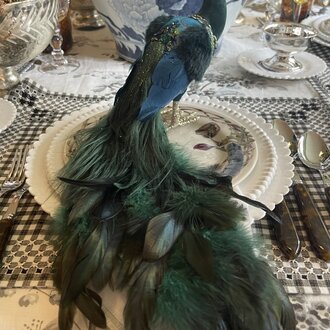 Festive Peacock 9 x 12.5