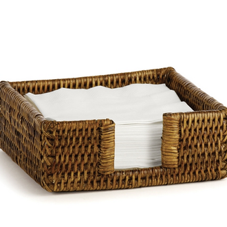 Burma Rattan Cocktail Napkin Holder-BRN