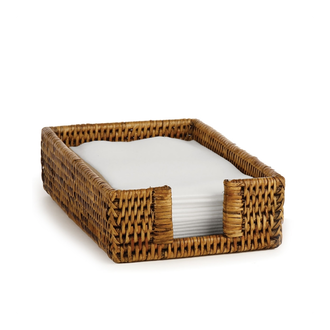 Burma Rattan Rect Guest Napkin Holder - BR