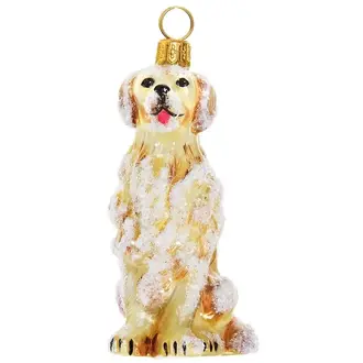 Joy to the World Collectibles Golden Retriever Snowy Version