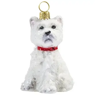 Joy to the World Collectibles Westie Puppy Snowy Version