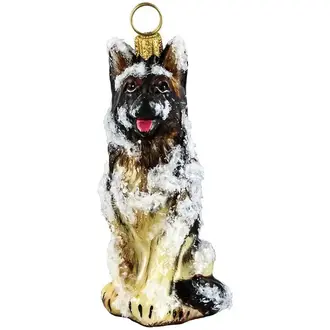 Joy to the World Collectibles German Sheppard Snowy