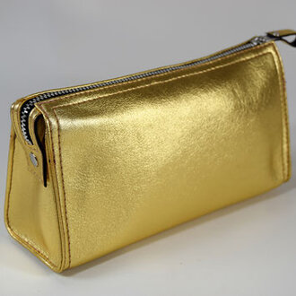 F Hammann Cowhide Cosmetic Bag -Asst Colors