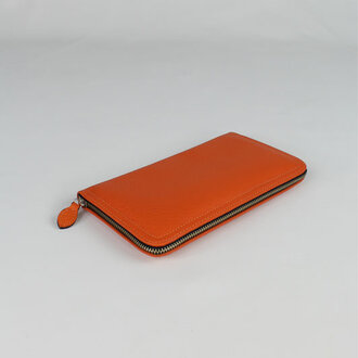 F Hammann Cowhide Zip Wallet  Extra Slim - Asst Colors