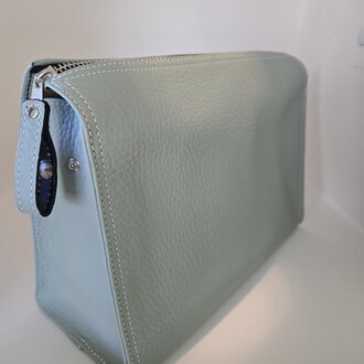 F Hammann Cowhide Toiletry Bag -Asst Colors