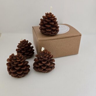 Greentree Home Wee Cones - S/4 -Espresso