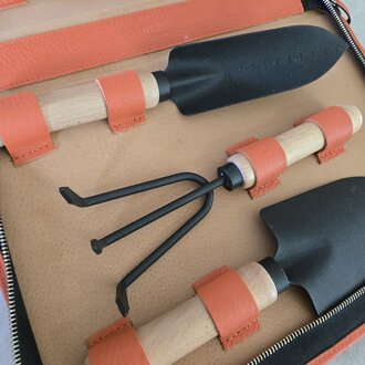 F Hammann Cowhide Gardening Case - Asst