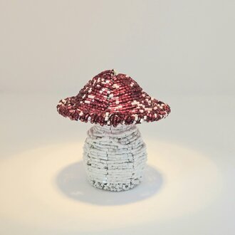 Beaded Mushroom Orn