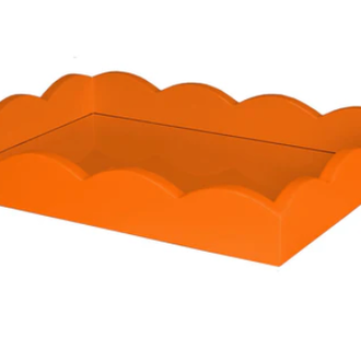Addison Ross Ltd Scalloped Tray Orange 11x8