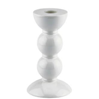 Addison Ross Ltd Bobbin White Candle Stick 14cm