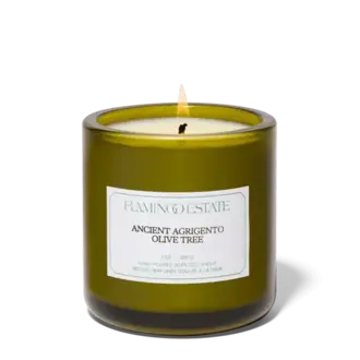 Flamingo Estate Ancient Agrigento Olive Tree Candle