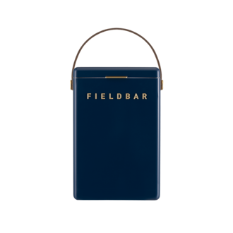 Fieldbar Fieldbar Drinks Box  - Sea Boat Blue  w/ Leather Shoulder Strap