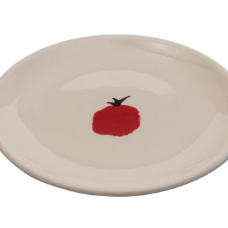 Zafferano America Tomato Dessert Plate