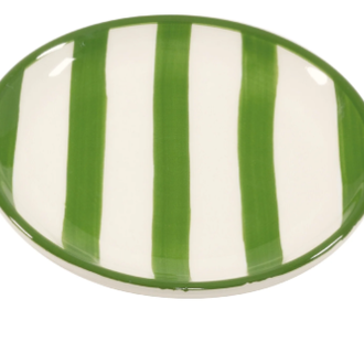 Zafferano America Lido Dessert Plate - Green