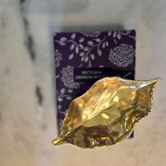 William Yeoward Crystal Gold Leaf Hortensia