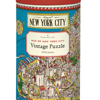 Cavallini Papers Map of New York City Puzzle