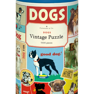 Cavallini Papers Vintage Dogs Puzzle
