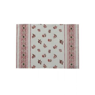 D'Ascoli Amagansett Placemat - Red -14 x 20 - S4