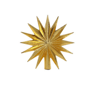 16 pt Star Tree Topper - Gold