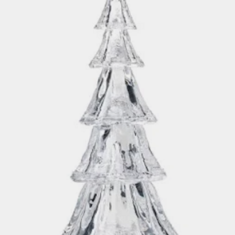 B & T Glass Tree 16" - Set/5  - Clear