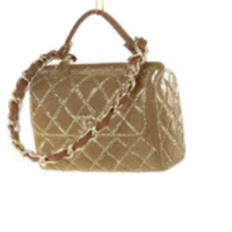 Luxe Handbag Orn (1257) Brn or Tan