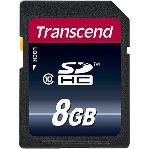 Transcend Transcend 8GB SDHC Memory Card Class 10 Transcend Transcend 8GB SDHC Memory Card Class 10