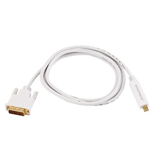 Monoprice MonoPrice 6ft Mini Displayport to DVI-White Monoprice MonoPrice 6ft Mini Displayport to DVI-White