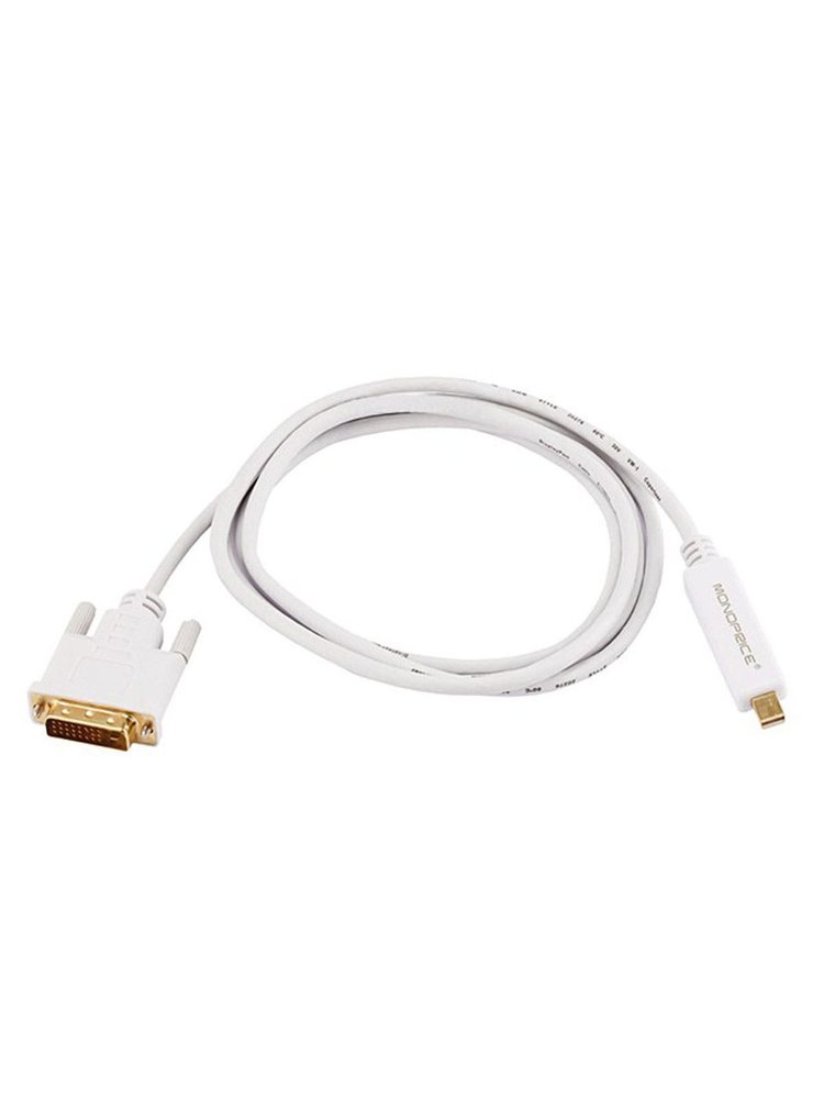 Monoprice MonoPrice 6ft Mini Displayport to DVI-White