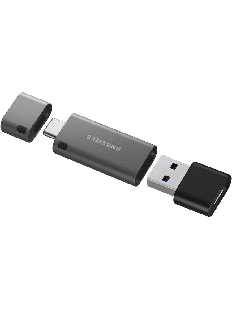 Samsung Samsung 256GB DUO Plus USB Type-C Flash Drive with USB Type-A Adapter