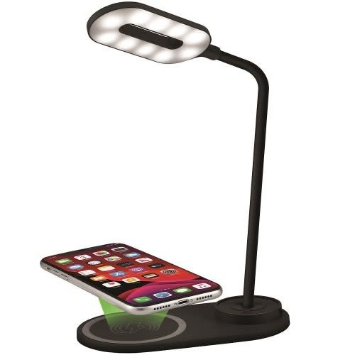 ChargeWorx Desk Lamp w/10W Wireless Charging Pad