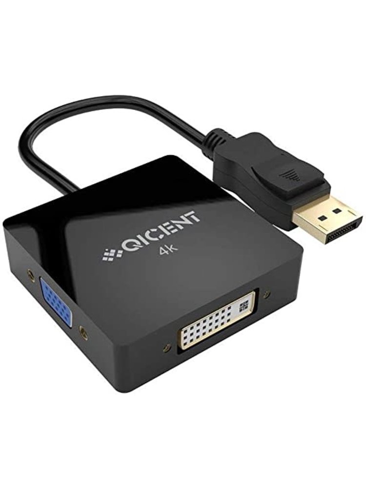 Qicent Displayport to VGA Splitter HDMI DVI - HuskyTech @ St. Cloud State