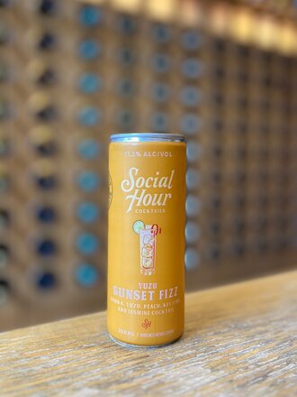 Social Hour Yuzu Sunset Fizz (250mL can)