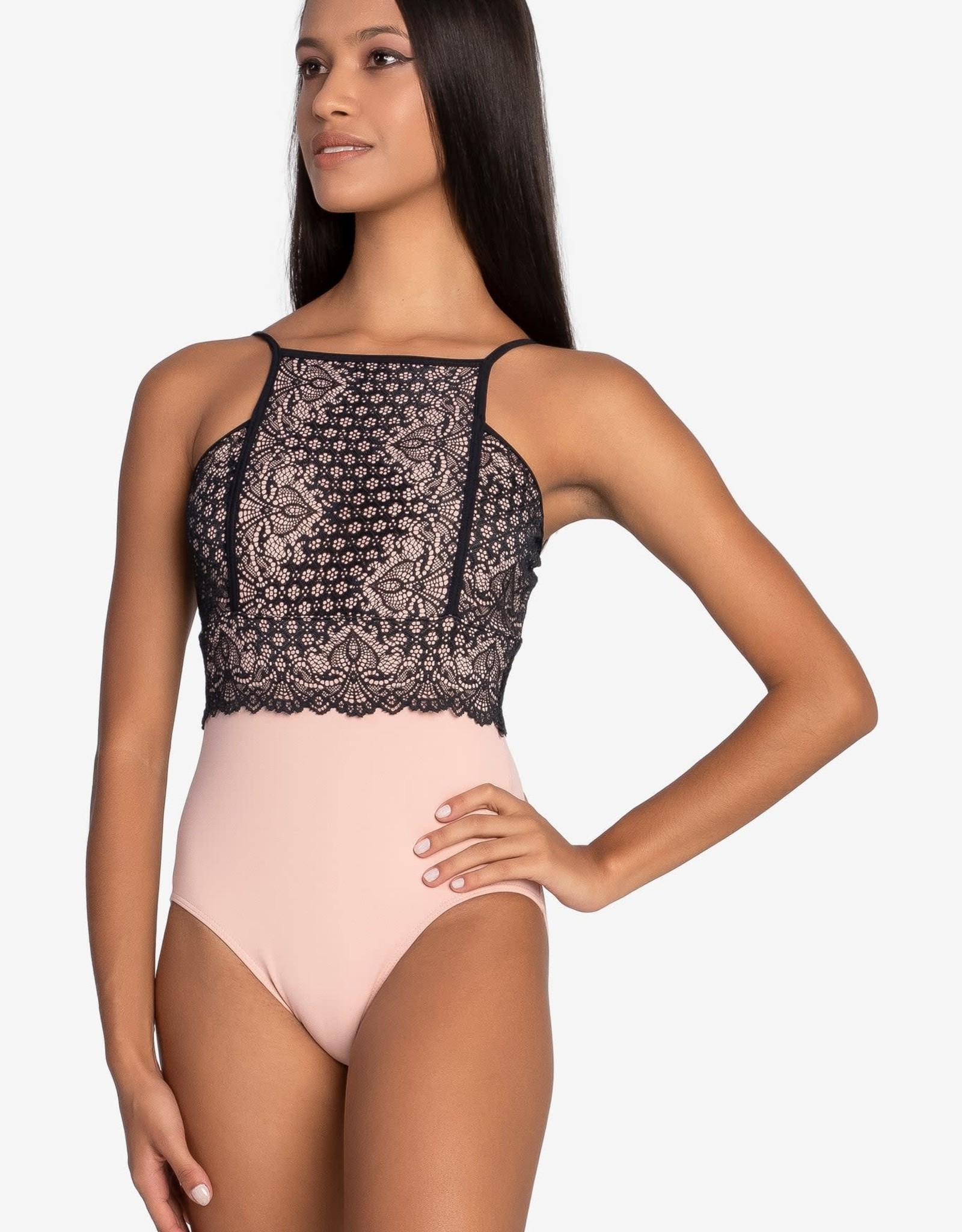 SoDanca RDE-2516 Lace Top Leotard