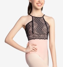 SoDanca L-2517 Lace Top Leotard