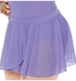 41127c Child Mesh Mock Wrap Pull on Skirt